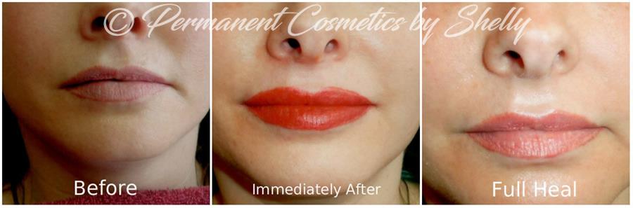 Glow You  Lip Blush Tattoo Before  After  Healed Lip blush tattoo  helps with evening out colour shape and plumpness of lips Giving a  natural result with 12 colours to